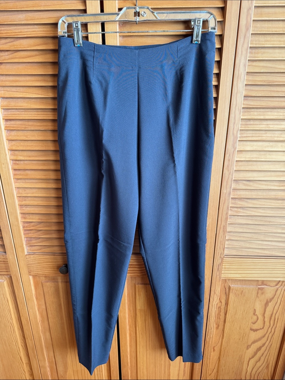 FIBERS Barbara Lesser Women’s Grey Slim Dress Pants